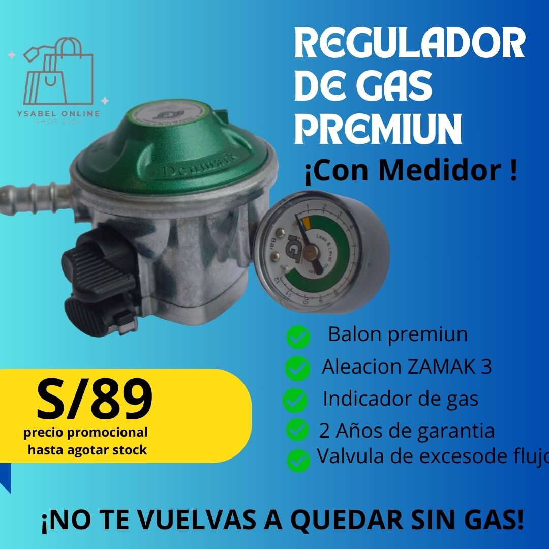 VALVULA DE GAS CON MEDIDOR